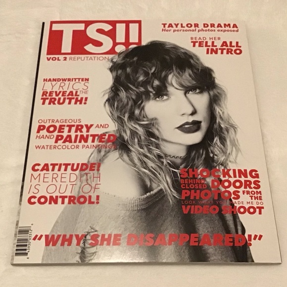 NEW Taylor Swift Reputation Magazine Poster RARE - Picture 5 of 8